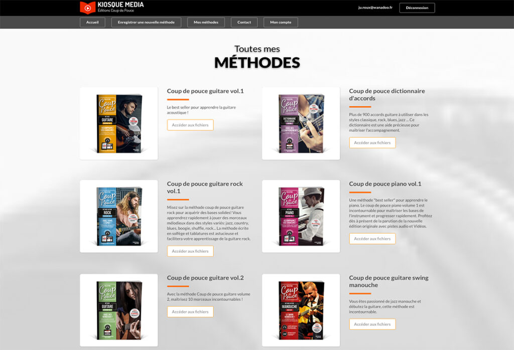 Consulter votre bibliothèque de méthodes